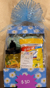 Blue Kitchen set basket